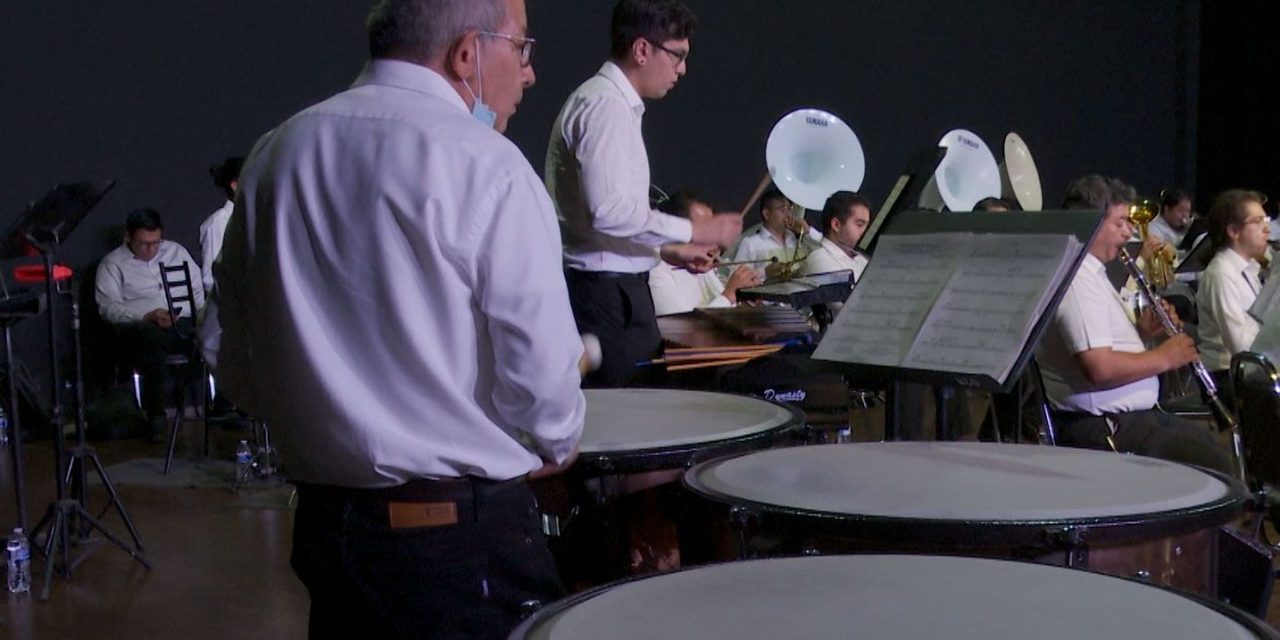 Ofrece concierto didáctico Banda de Música del Estado en Ramos Arizpe