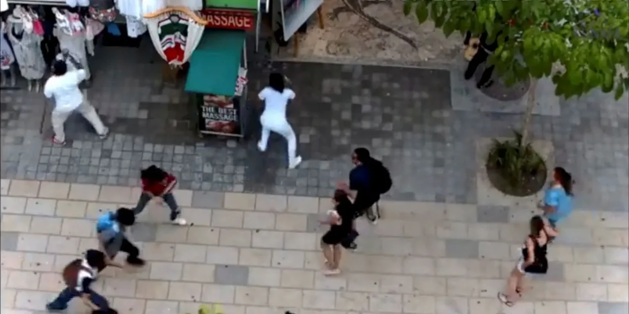 Tiroteo en Playa del Carmen causa terror en turistas; ya hay detenidos (video)