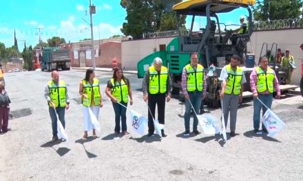 Repavimentan en la colonia Bellavista, continúa maratón de obras en Saltillo