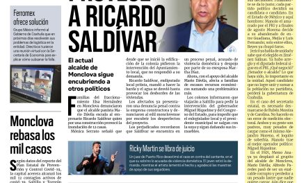Portada Región Centro [22 de julio de 2022] Mario Dávila protege a Ricardo Saldívar y más…