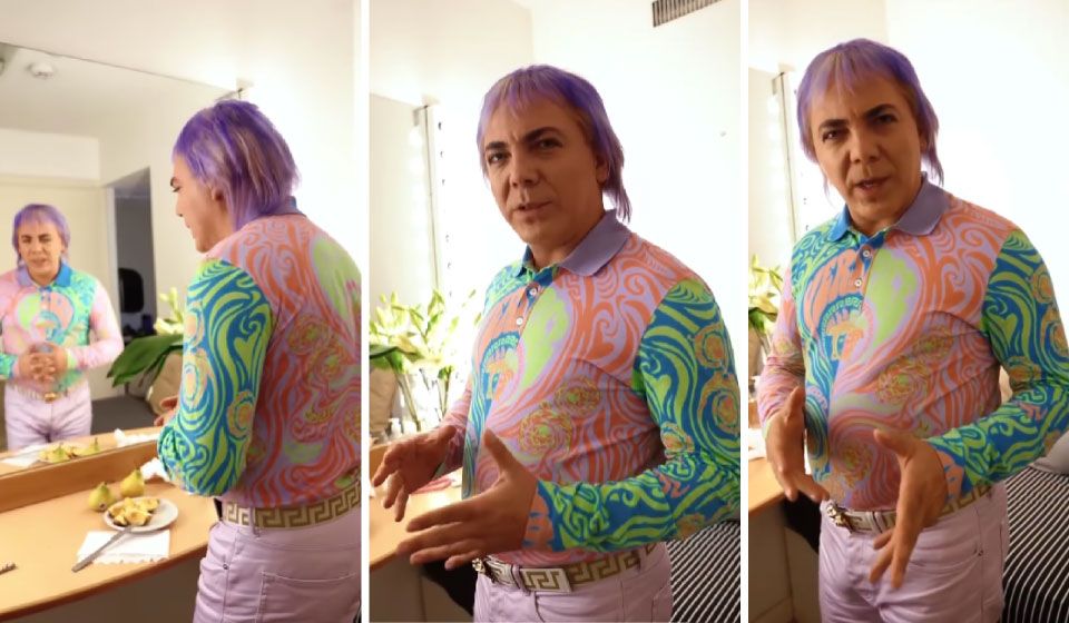 Impacta Christian Castro con nuevo look y sorprende en show de televisión