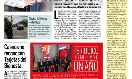 Portada Región Fronteriza [5 de julio de 2022 -Primer Aniversario] Alcalde sigue apoyando la educación en Acuña; Cajeros no reconocen Tarjetas del Bienestar y más…