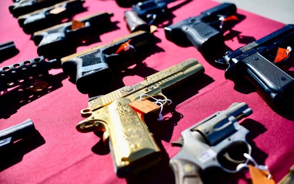 Destruyen armas que usaba el crimen organizado en Saltillo