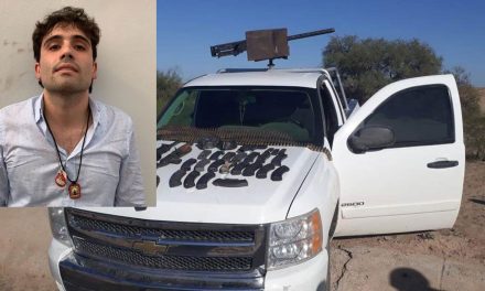Con Barret calibre 50:  Ovidio Guzmán se pasea en convoy por calles de Sinaloa (video)