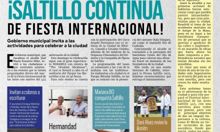 Portada RCG MEDIA [24 de julio de 2022] FINA 445: ¡Saltillo sigue de fiesta!; Coahuila avanza en infraestructura y movilidad; y más…