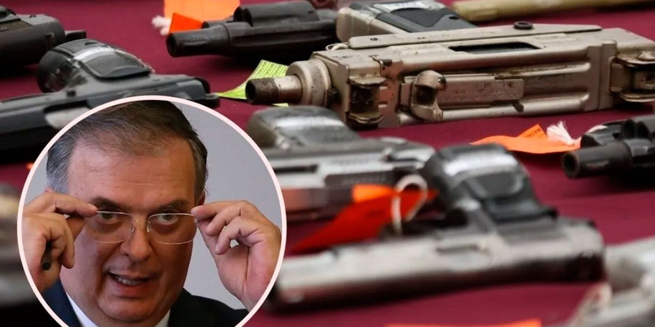 Amenaza Ebrard con crear alertas de tráfico de armas contra USA