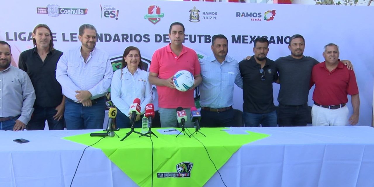 Regresa la Liga Legendarios de Futbol a Ramos Arizpe