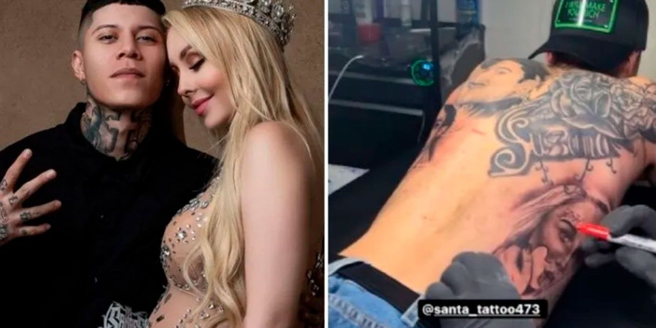 Santa Fe Klan se tatúa el rostro de Maya Nazor