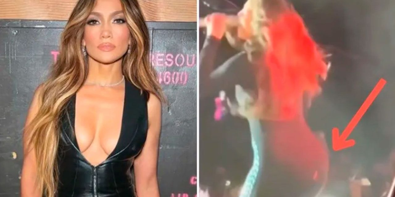 Vestuario de Jennifer López se rompe en pleno concierto