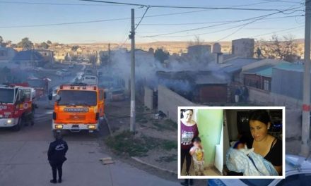 Tragedia en Argentina: madre y sus dos hijos mueren abrazados en incendio