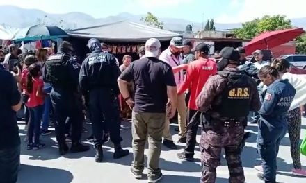 Saltillo: Conflicto entre comerciantes acaba en golpes en Mirasierra e intervienen policías