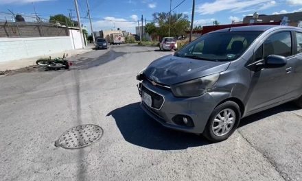 Motociclista heridos en accidente de Saltillo