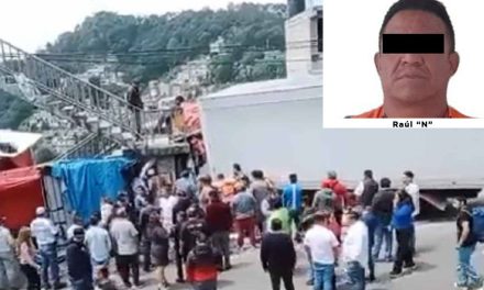 Ingresa a penal chofer de camión por muerte de 5 personas en la Naucalpan-Toluca