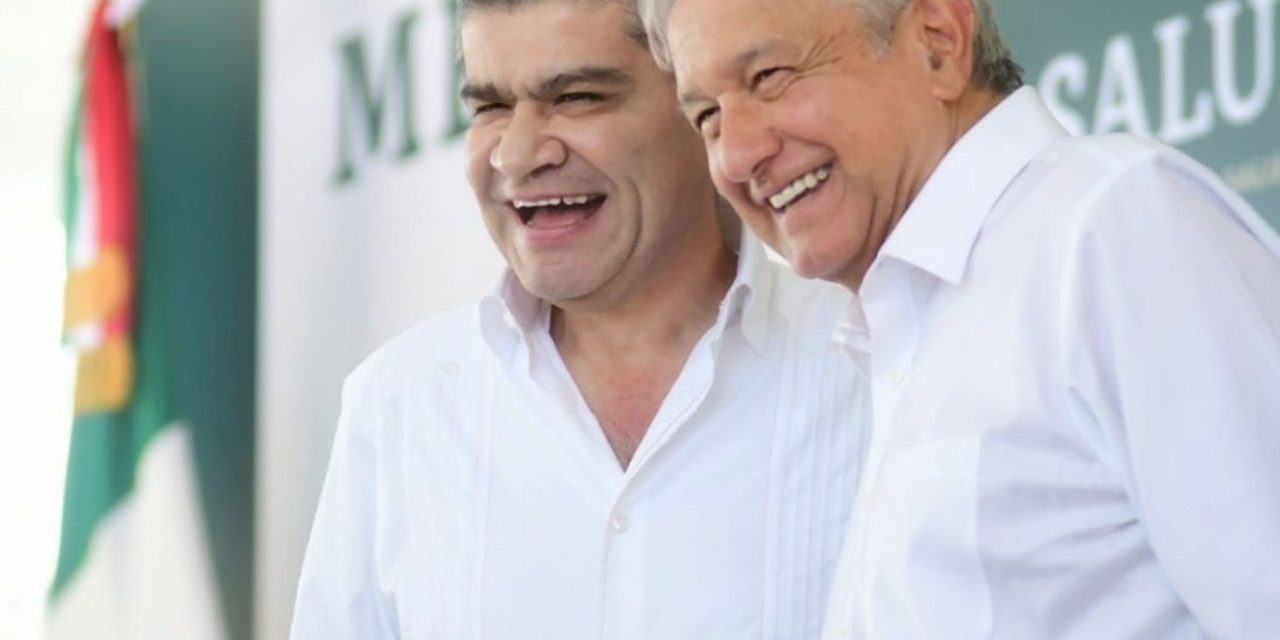 Reconoce AMLO labor de Riquelme en materia de seguridad (video)