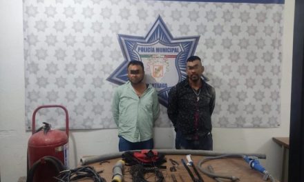 Los detienen por robar cableado de la CFE en Arteaga