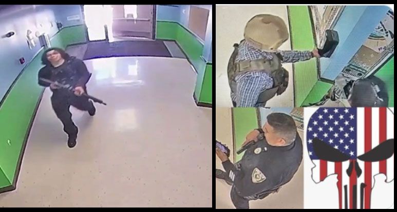 Policías tomaban sanitizante y checaban el celular durante masacre de escuela Robb, en Uvalde, Texas (video)