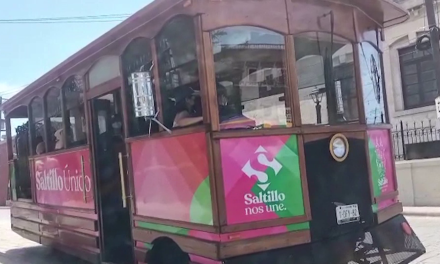 Invitan a pasearse en tranvía turístico en Saltillo: OCV lo prepara para temporada vacacional