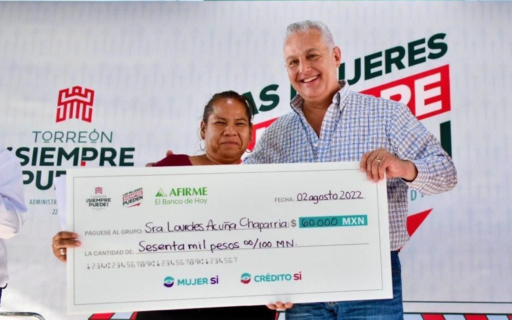 Microcréditos benefician a mujeres emprendedoras en Torreón