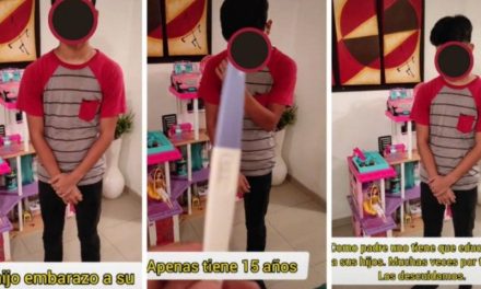 Critican a padre por regañar a su hijo de 15 años que embarazó a su novia de 14 (video)