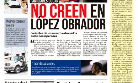 Portada Región Centro [27 de agosto de 2022]No creen en López Obrador; Tendrán relleno sanitario y más…