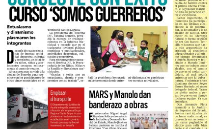 Portada Región Fronteriza [04 de agosto de 2022] Concluye con éxito el curso «Somos Guerreros» en Acuña y más…