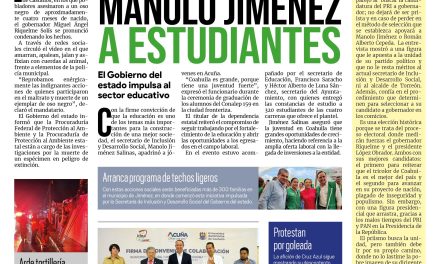 Portada Región Fronteriza [24 de agosto de 2022]Apadrina Manolo Jiménez a estudiantes en Conalep Acuña; Municipio y UAdeC firman convenio; y más…
