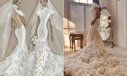 ¡Tres vestidos! JLo presume los diseños que utilizó en su boda con Ben Affleck