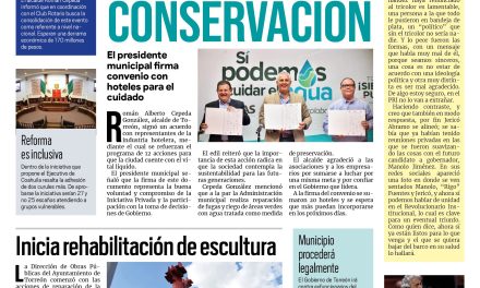 Portada Región Lagunera [19 de agosto de 2022] Torreón fortalece programas de conservación del agua; y más…