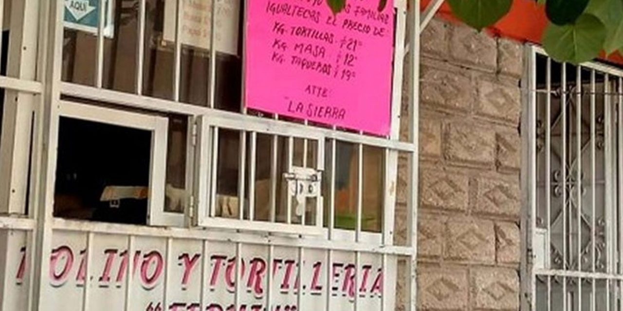 Cártel de la Sierra baja el precio de la tortilla en Guerrero