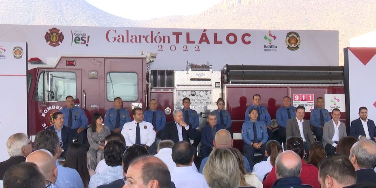 Saltillo: Reconocen a bomberos con galardón “Tláloc”