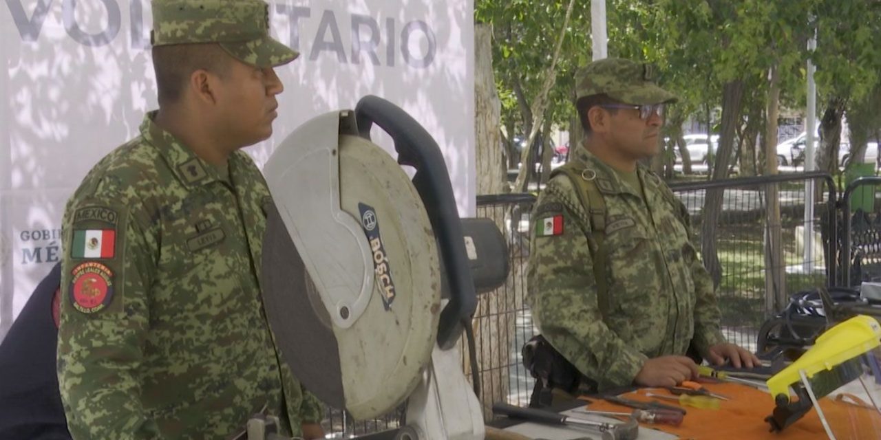 Ponen en marcha programa desarme voluntario en Arteaga