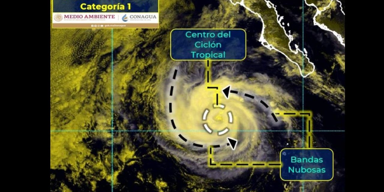 ‘Howard’ ya es huracán categoría 1; se encuentra a 530 km de Baja California Sur