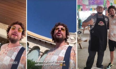 Luisito Comunica está en Saltillo y se comió unas dinoquesadillas en San Antonio de las Alazanas