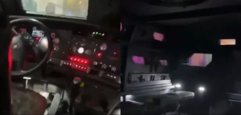 Así son las camionetas ‘montruo’ del CJNG por dentro