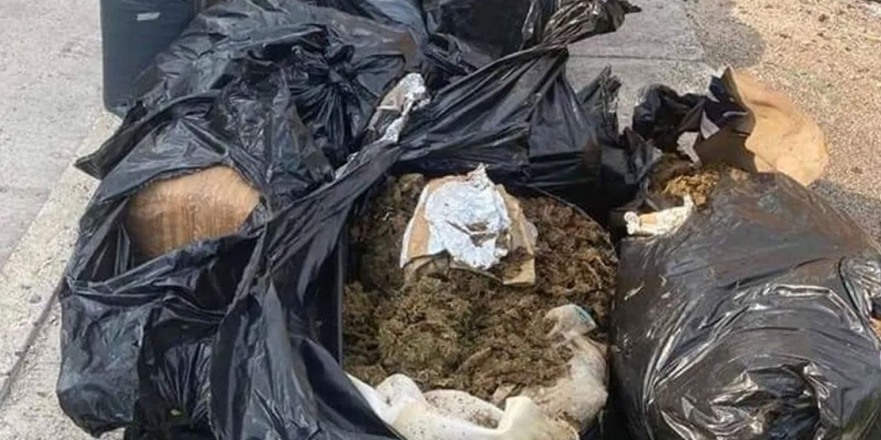 Abandonan 90 kilos de marihuana en plena calle de León, Guanajuato