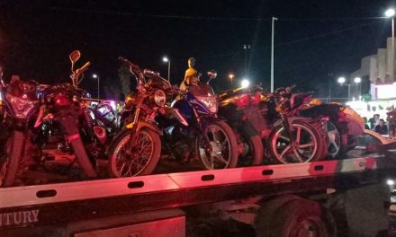 Asegura Tránsito 190 motocicletas por falta de documentos en Saltillo