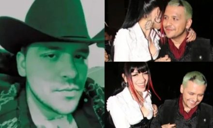 Christian Nodal se maquilla tatuajes para complacer a Cazzu