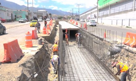 Avanza construcción del sistema pluvial Otilio en Saltillo