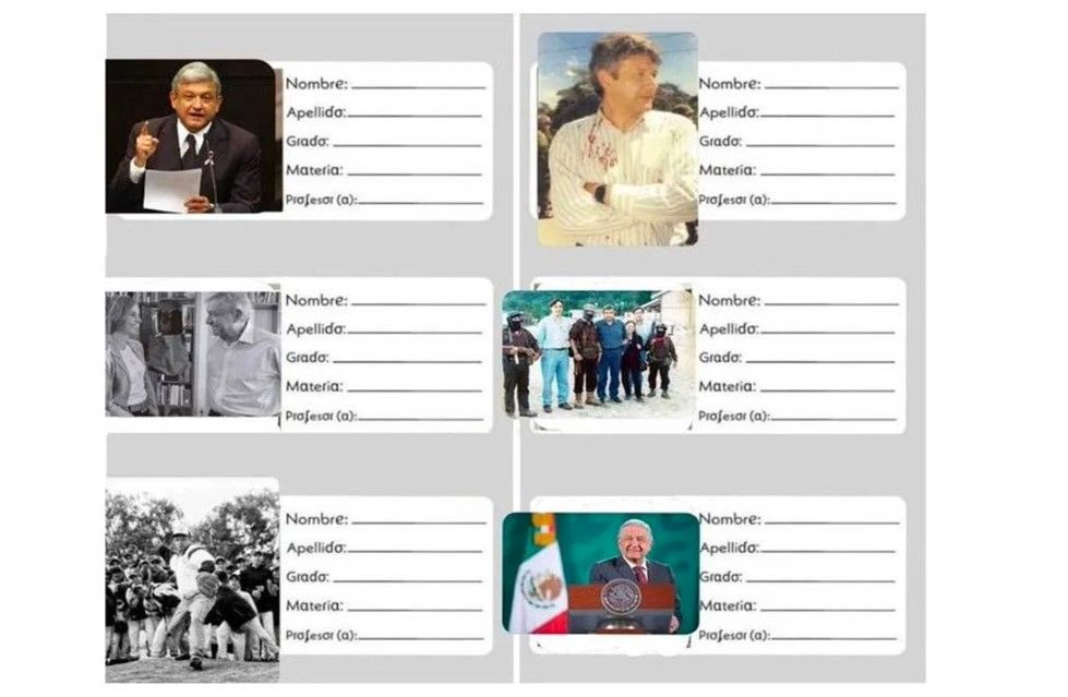Morena y las etiquetas de AMLO para colocar en tus cuadernos en el regreso a clases