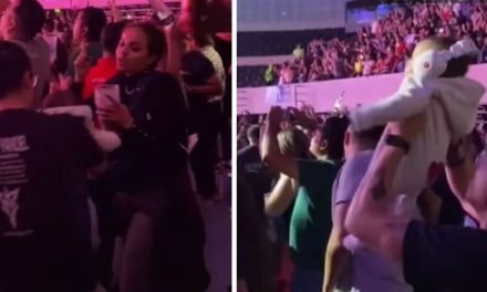 Viral: Pareja ‘perrea’ con su bebé en concierto de Wisin y Yandel (video)