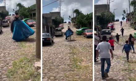 ¡Y se marchó! Caballo ‘huye’ con quinceañera encima (video)