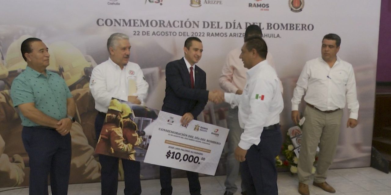 Reconocen trabajo de los Bomberos en Ramos Arizpe