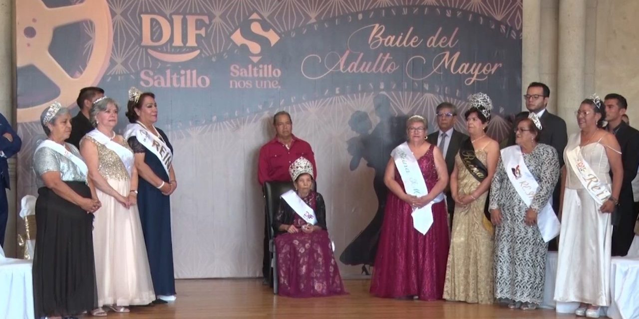 Coronan a nueva Reina del adulto mayor en Saltillo