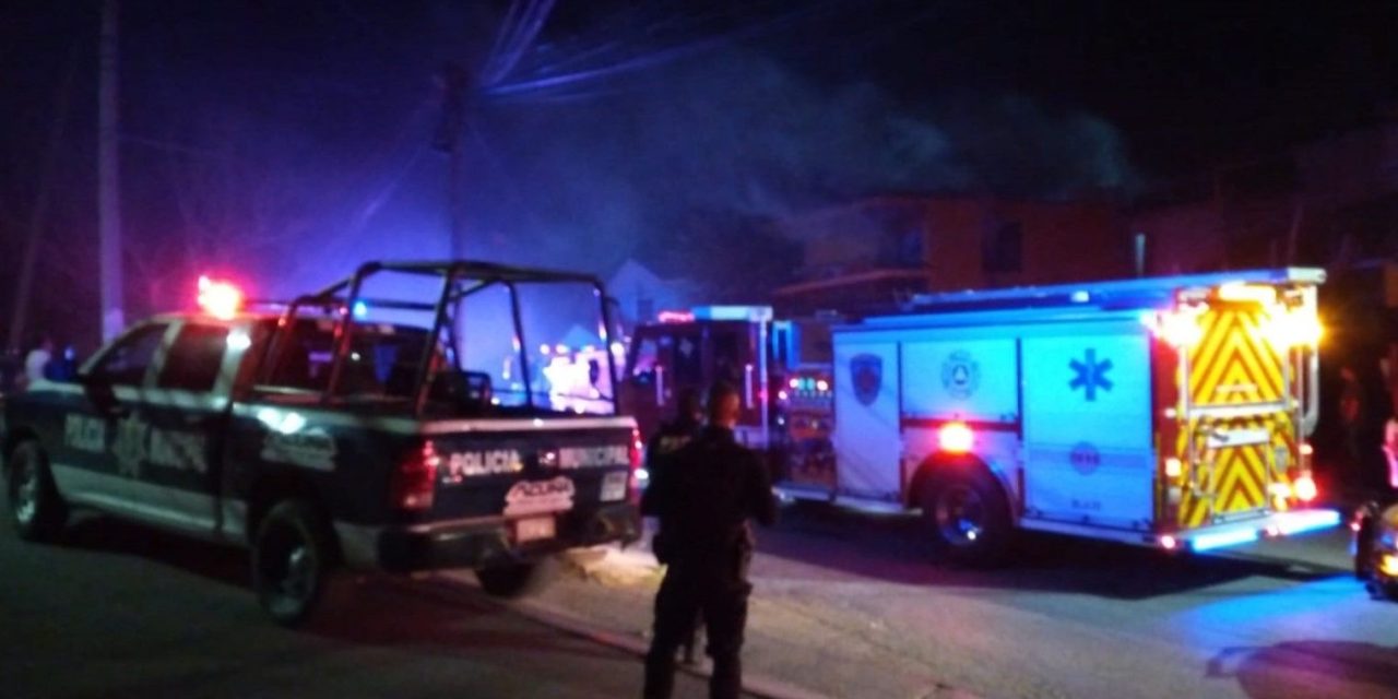 Una veladora sorprende a una familia que dormía en Acuña al incendiarse su casa