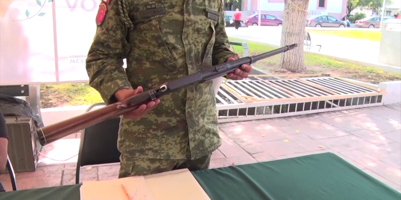 Por concluir, canje de armas en Saltillo del programa de desarme voluntario