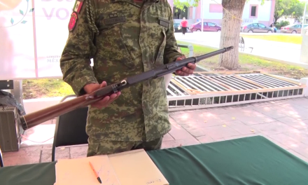 Por concluir, canje de armas en Saltillo del programa de desarme voluntario