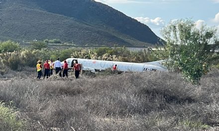 Reportan aterrizaje forzado de aeronave de carga en Ramos Arizpe