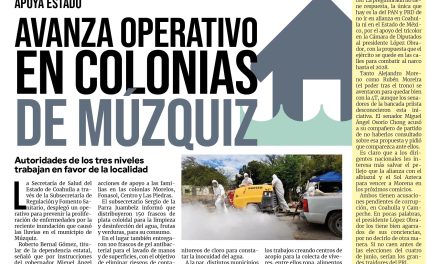 Portada Región Centro [8 de septiembre de 2022] Avanza operativo en colonias de Múzquiz; Detienen a agresor de carnicero en Monclova; y más…