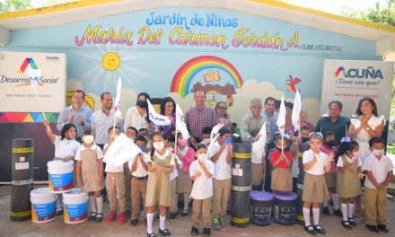 Sigue mejoramiento de infraestructura educativa en Acuña