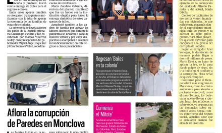 Portada Región Fronteriza [6 de septiembre de 2022] Entregan 35 mil paquetes escolares en región fronteriza; Aflora la corrupción de Paredes en Monclova; y más…